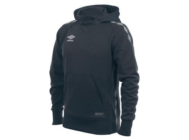 UMBRO UX-1 Hood Top Sort/Hvit XXL Tøff teknisk hettegenser 